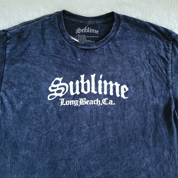 Sublime👑 Long Beach🏖 Boom Box🎶 Mineral Washed Graphic Tee👕 - NWT - Picture 10 of 12